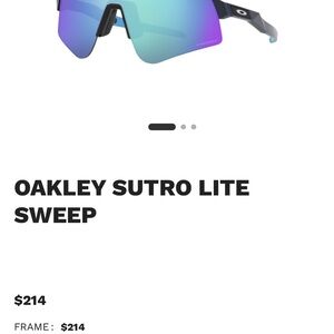 Oakley Sutro Lite Prizm Sunglasses - Black and Blue